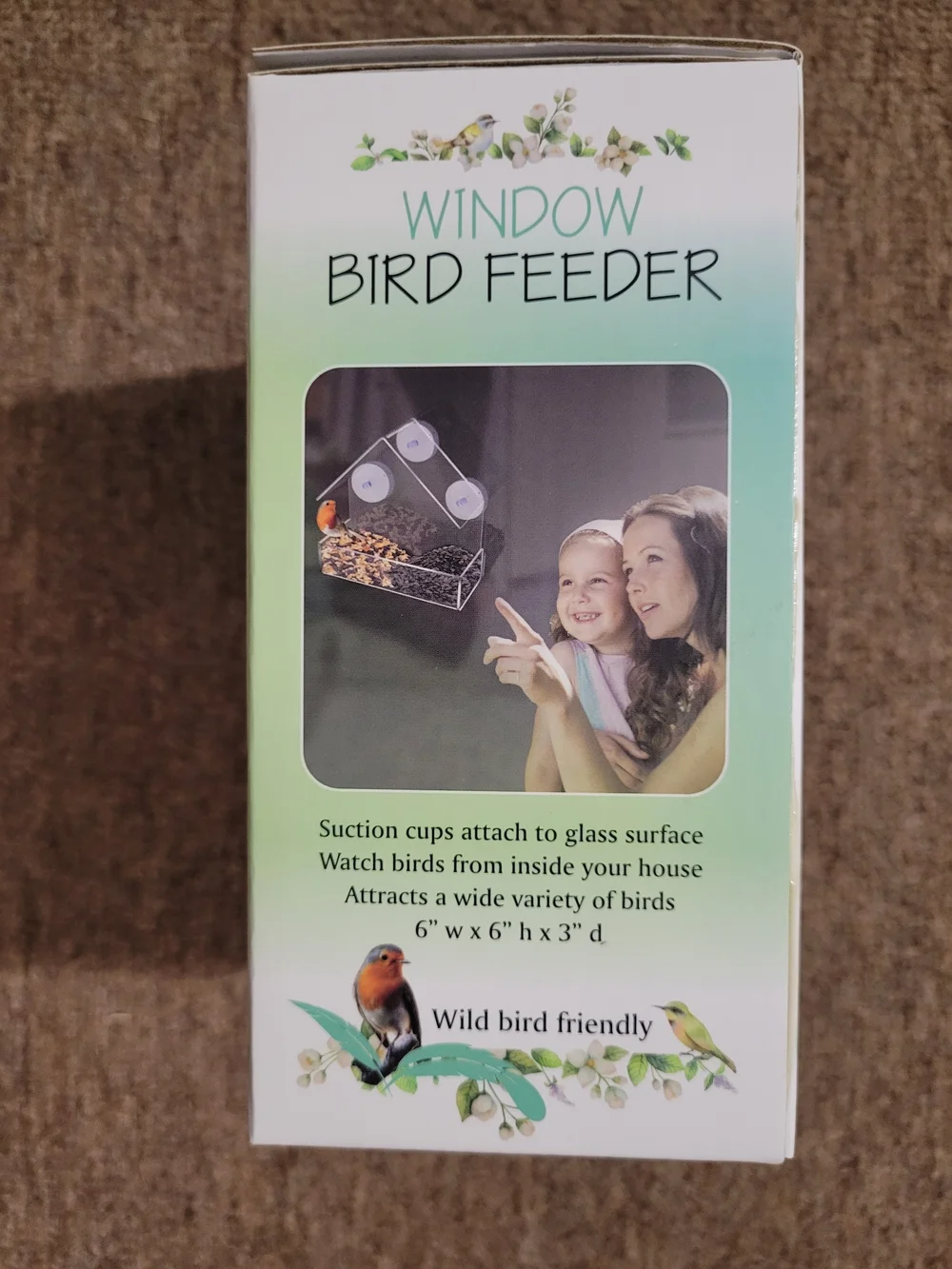 Window Bird Feeder - Clear - Picture 3 of 3